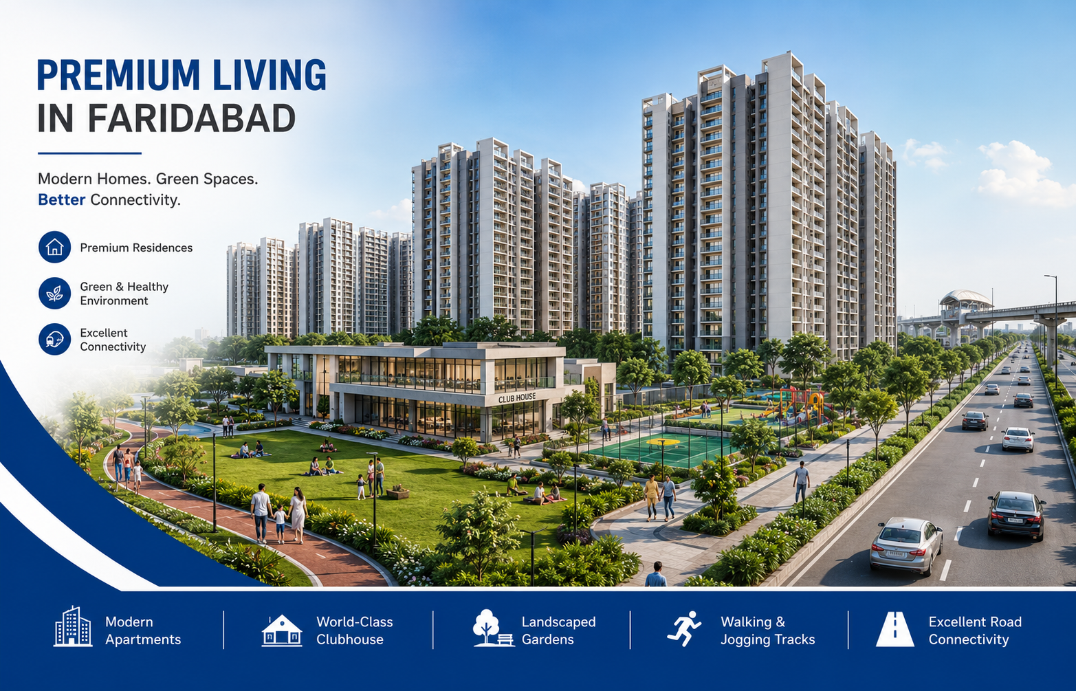 Best Residential Projects in Faridabad with modern amenities