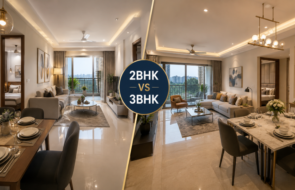 2BHK and 3BHK comparison for homebuyers seeking long-term property value